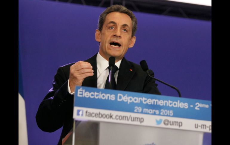 Nicolas Sarkozy estima que estos resultados 'abren una nueva etapa' en Francia. AP / T. Camus