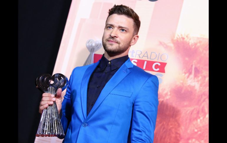 Timberlake fue sólo una de las grandes estrellas asistentes a la ceremonia de Premios Musicales iHeartRadio. AP / J. Salangsang
