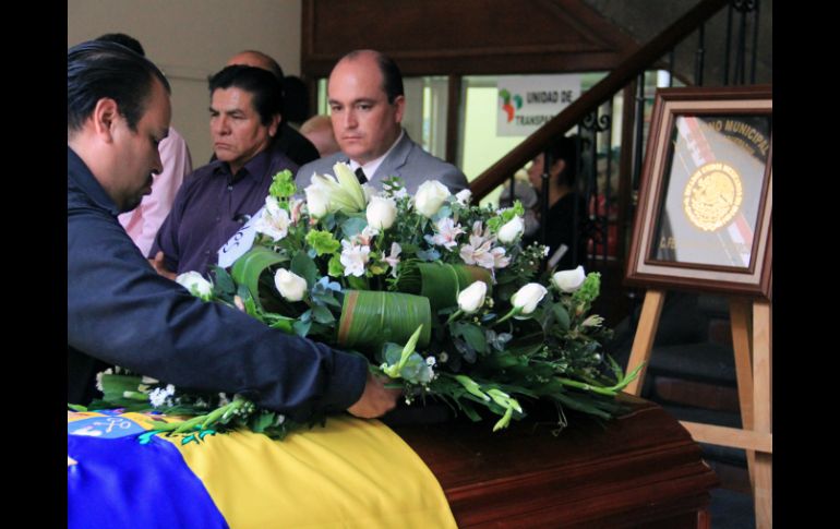 El homenaje se realizó este lunes en el Ayuntamiento de Tlaquepaque. ESPECIAL / Ayuntamiento de Tlaquepaque