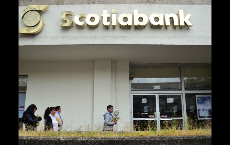 Las tasas de intereses más atractivas son las del Banco Scotiabank, según el simulador de la Consudef. EL INFORMADOR / ARCHIVO