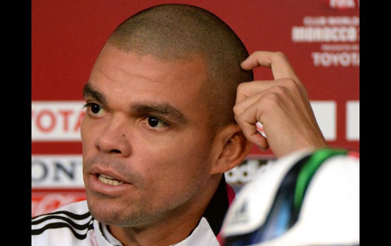 Pepe se resintió desde el clásico ante Barcelona. AFP / A. Hernández