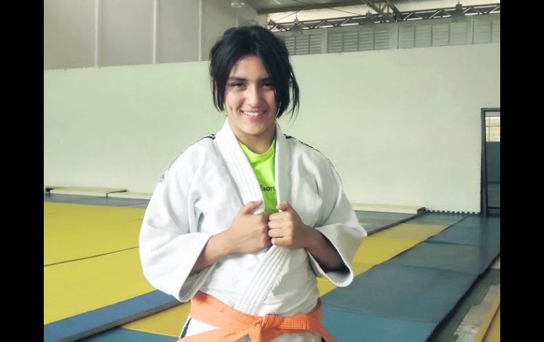 Fátima Jiménez. El objetivo de la joven judoca es subir a lo más alto del podio en la Olimpiada Nacional. EL INFORMADOR / R. Alarcón
