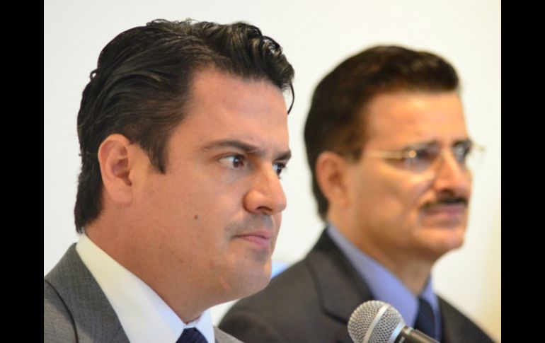 El rector de la UdeG, entre otros funcionarios, sostuvo una reunión con el gobernador Aristóteles Sandoval. EL INFORMADOR / ARCHIVO