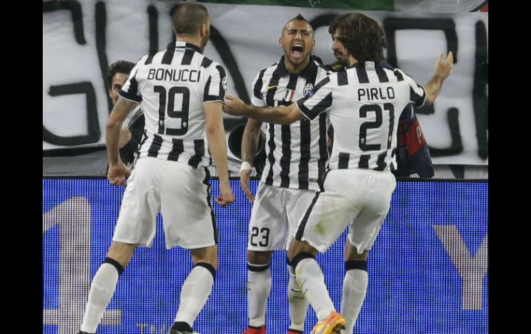 La Juventus se coloca con ventaja para clasificarse para las semifinales de la Liga de Campeones. AP / A. Calanni