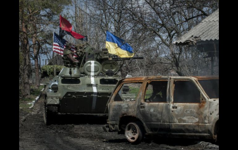 Onos 300 paracaidistas del ejército estadounidense llegaron a la región de Leópolis, en el oeste de Ucrania. AP / ARCHIVO