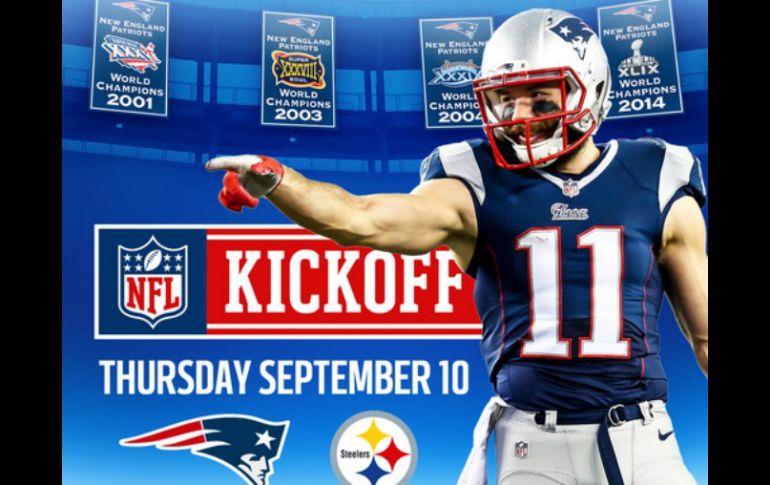 La temporada regular iniciará el jueves 10 de septiembre. TWITTER / @Patriots