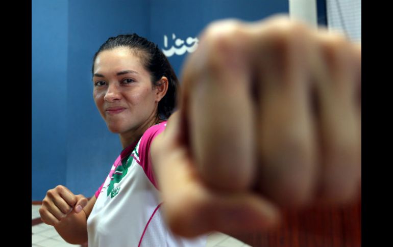 María del Rosario Espinoza. La medallista olímpica encabeza la delegación mexicana en Rusia. NTX / ARCHIVO