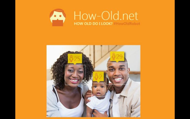 'How Old' pretende determinar la edad de los usuarios mediante un análisis de sus fotografías. ESPECIAL / how-old.net
