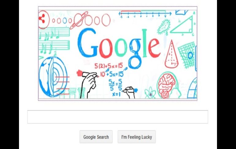Doodle del 15 de mayo de 2015. ESPECIAL / Google