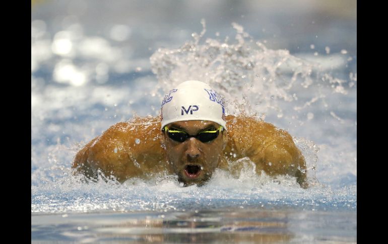 Phelps competirá el fin de semana en los 100 metros espalda, en los 200 medley y en los 100 estilo libre. AP / N. Redmond