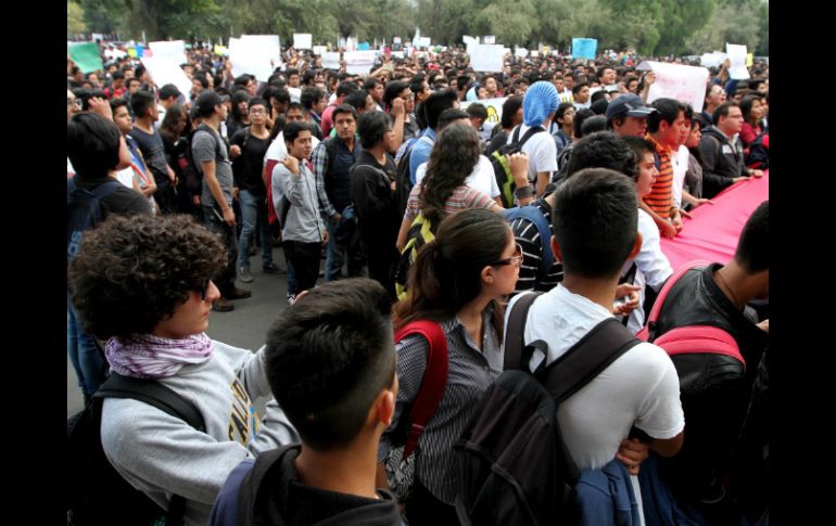 Manifestación en la Ciudad de México. NTX / ARCHIVO