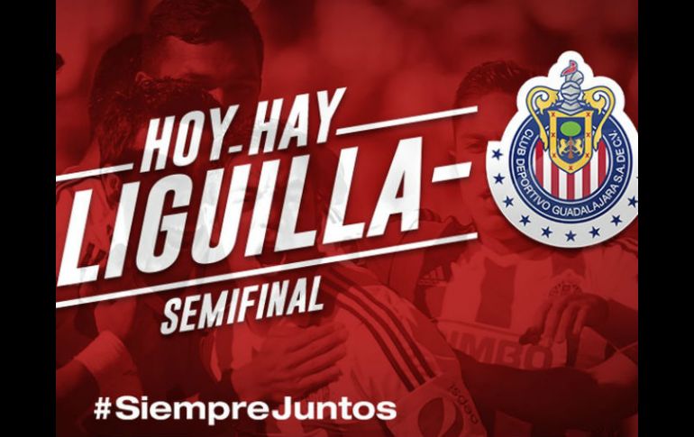 Chivas jugará esta noche en Torreón en partido de semifinales de Liguilla del torneo de Clausura 2015. TWITTER / @Chivas