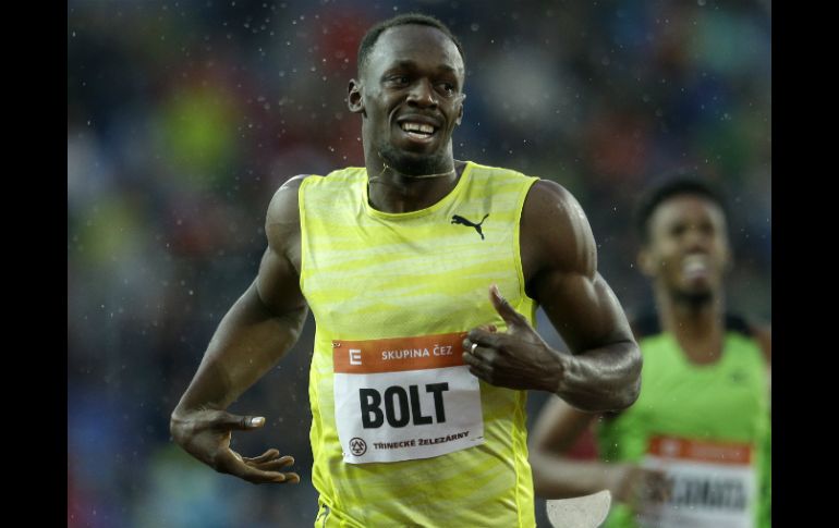 Bolt dijo estar contento en Ostrava, uno de sus sitios favoritos. AP / P. D. Josek