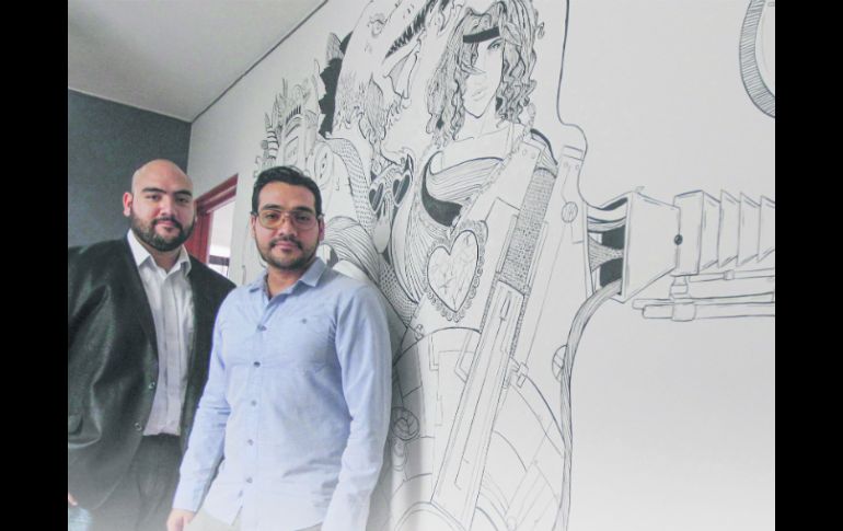 Saúl y Edgar López tienen un nuevo negocio: la realización de videojuegos para celulares. EL INFORMADOR / F. Atilano