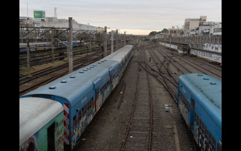 El domingo pasado chocó un tren contra una locomotora con saldo de 40 heridos leves. AFP / E. Abramovich