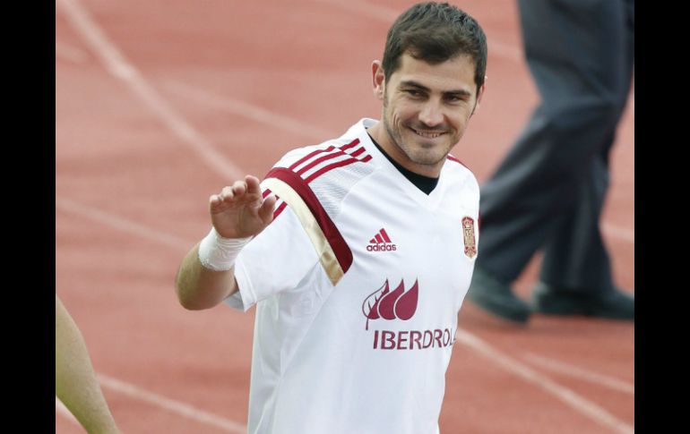 Casillas es el portero titular de la Selección española. EFE / A. Martin