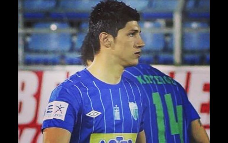El 9 de marzo de 2015, Pulido debutó en la Super Liga de Grecia con el Levadiakos. INSTAGRAM / alan_pulido17