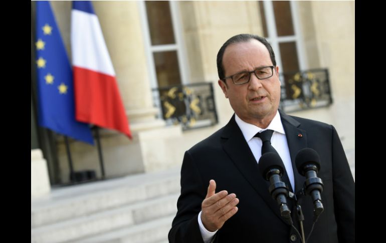 Hollande indica que la lucha contra el terrorismo debe librarse ''en todo el mundo''. AFP / L. Venance