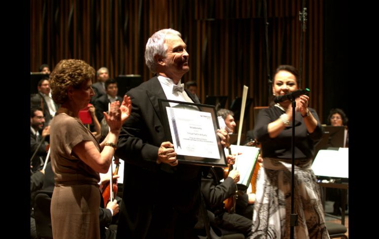 Patrón de Rueda, considerado el mejor director de ópera de México, se mostró agradecido ante los elogios. NTX / A. Pérez