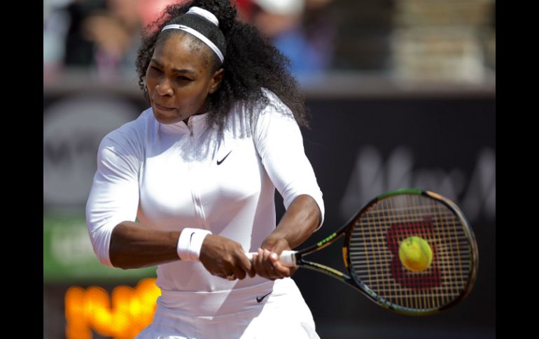 Serena se sintió mal durante una práctica y le recomendaron no seguir. AFP / A. Ihse