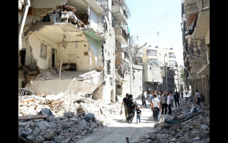 El grupo terrorista controla aproximadamente una tercera parte de Siria. AFP / K. Khateb