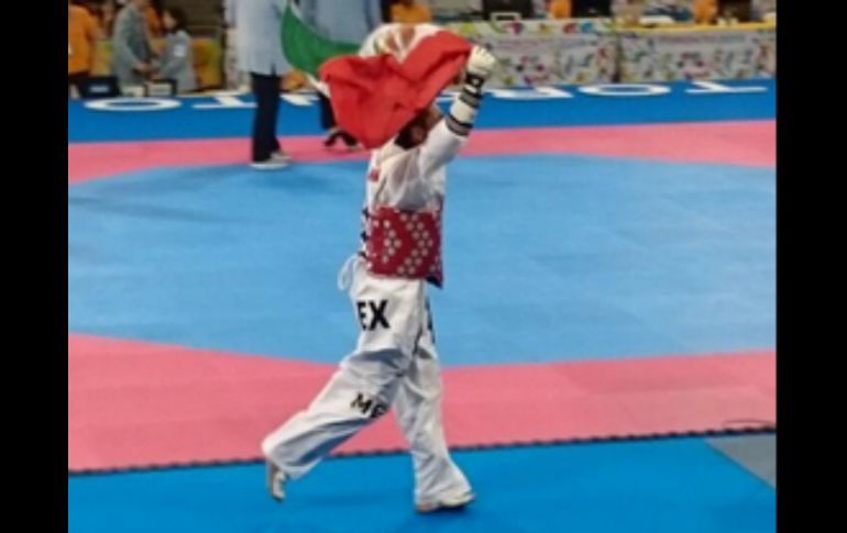 A sus 19 años, Navarro es una joya del taekwondo del país, no en vano ganó en los campeonatos mundiales junior de 2010. TWITTER / @CONADE