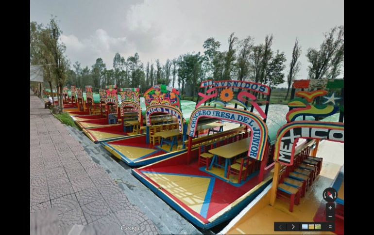 De las trajineras a las chinampas puedes recorrer en Google Maps. ESPECIAL / Google Maps