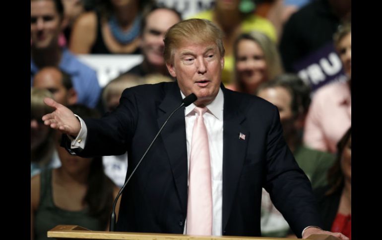 Trump obtuvo la mejor posición para el debate de este jueves que será transmitido por Fox News. AP / ARCHIVO