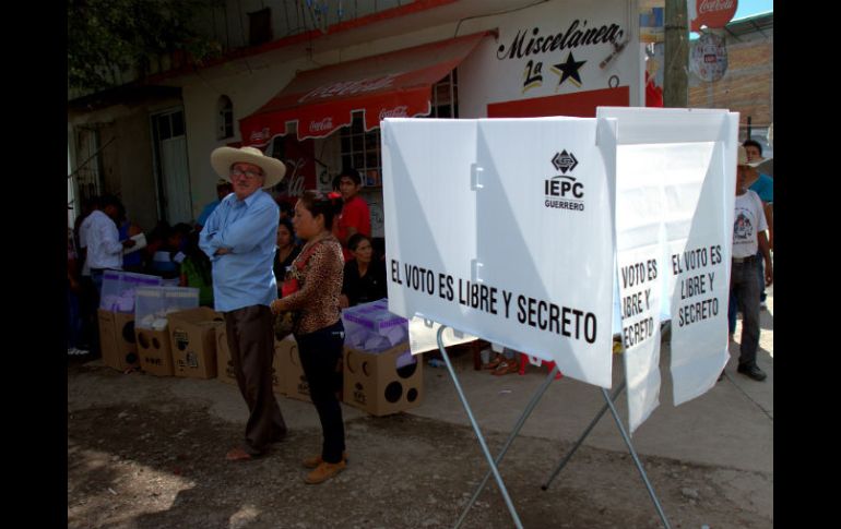 Durante el proceso electoral tuvieron focos de atención en municipios de la Montaña, la zona Centro y todo Tierra Caliente. NTX / ARCHIVO