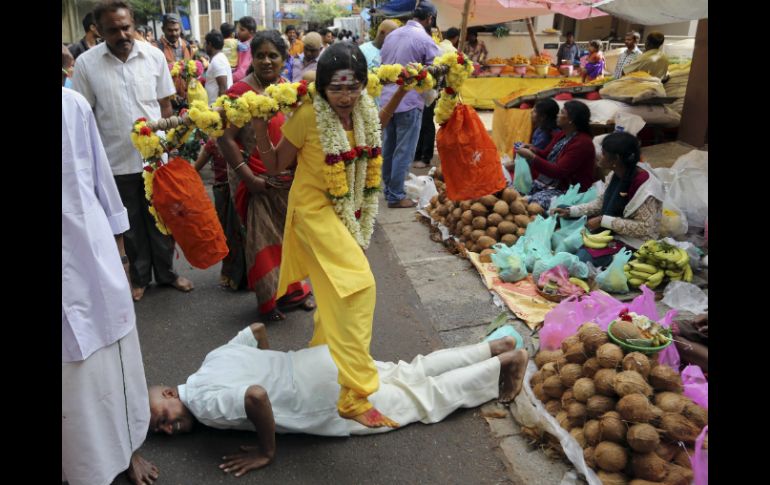 Las estampidas letales son frecuentes durante las festividades religiosas de la India. AP / ARCHIVO