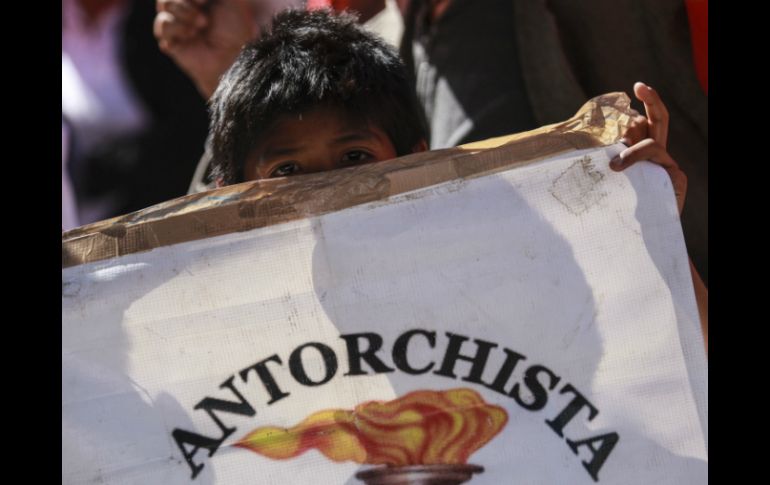 Los antorchistas continuarán con las movilizaciones para que atiendan sus demandas. EL INFORMADOR / ARCHIVO
