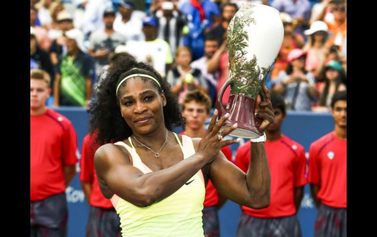 Esta fue la tercera final consecutiva de Serena en Cincinnati. EFE / T. Maury