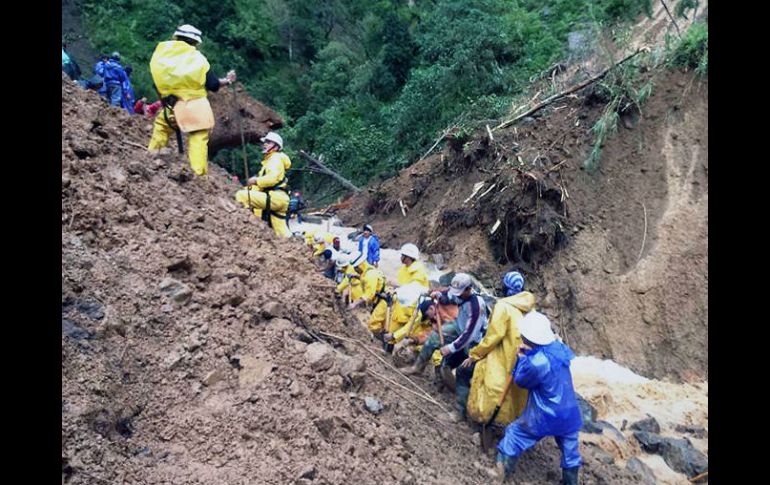 Al menos 12 personas murieron en derrumbamientos en la afectada provincia de Benguet. AFP / ESPECIAL