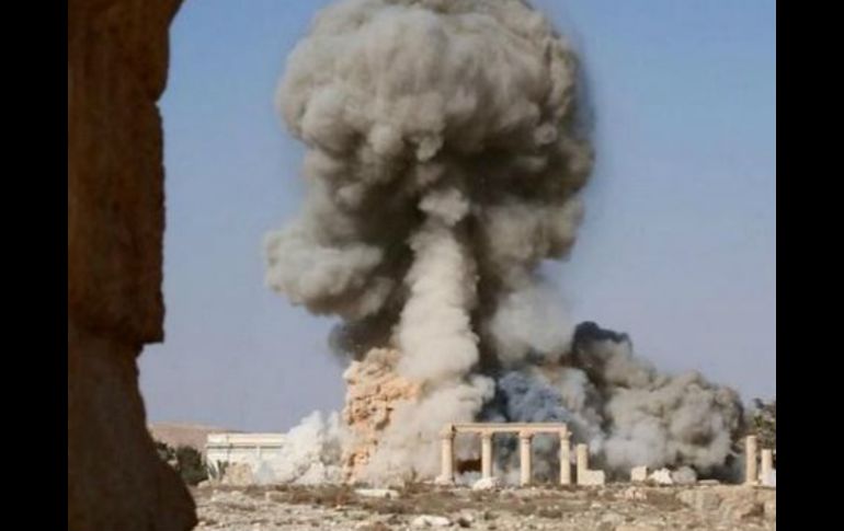La destrucción del templo de la era romana (17 d. C.) es calificada como ''un crimen de guerra'' por la Unesco. ESPECIAL /