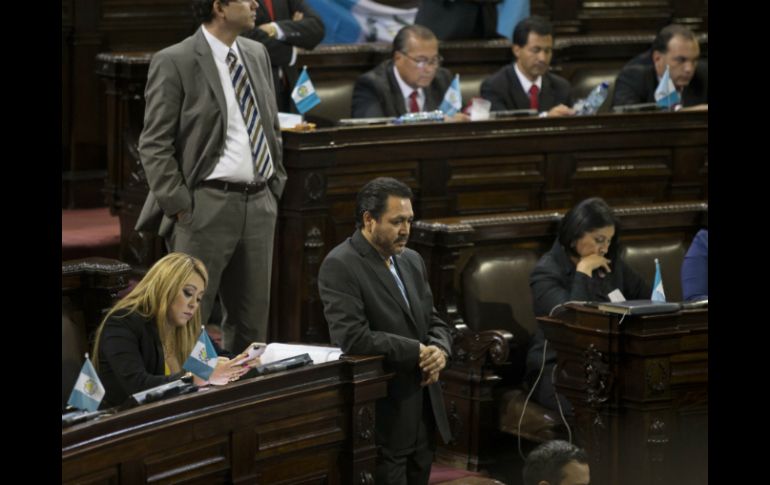 Este martes, el Congreso de Guatemala decidió quitarle la inmunidad a Otto Pérez para que sea investigado. AP / L. Soto