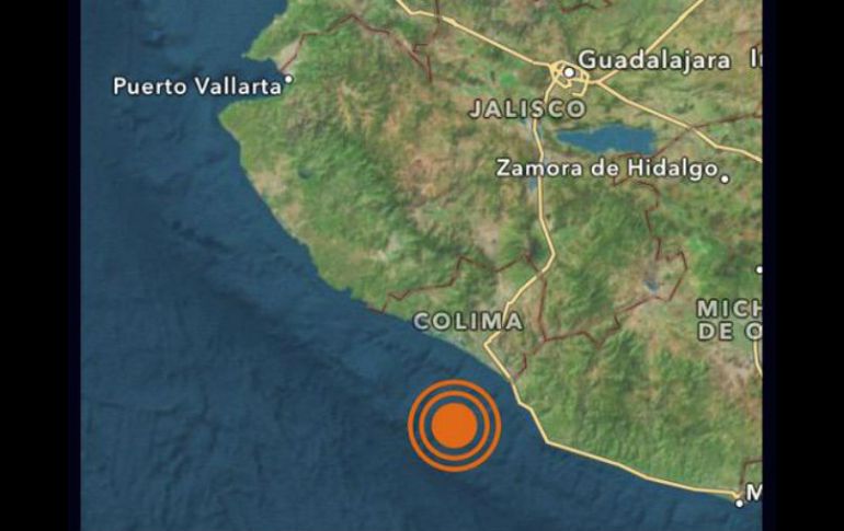 Protección Civil de Jalisco señaló que el sismo fue percibido en 25 municipios de la entidad. TWITTER / @SkyAlertMx