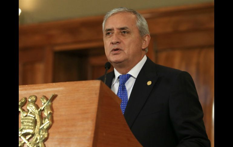Ayer martes el Congreso de Guatemala le retiró la inmunidad al presidente, Otto Pérez Molina. NTX / ARCHIVO