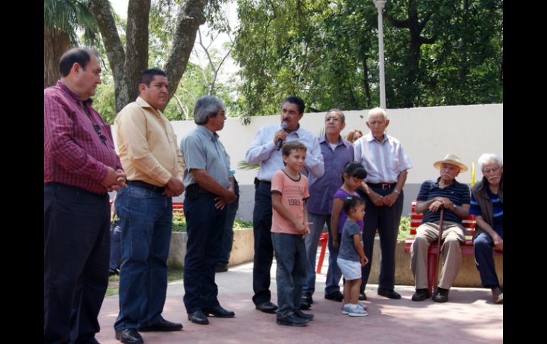 El alcalde de Guadalajara, Ramiro Hernández inauguró el parque. ESPECIAL /