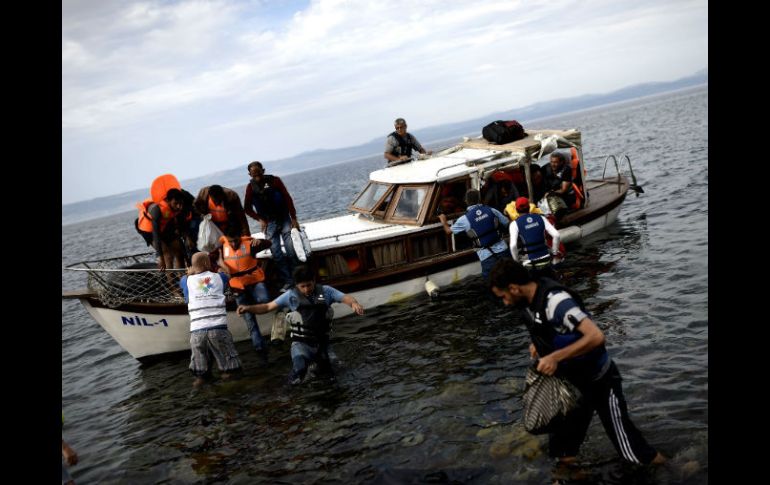 Para la mayoría de los migrantes sirios y turcos, Grecia se ha convertido en la puerta de entrada a Europa. AFP / A. Messinis