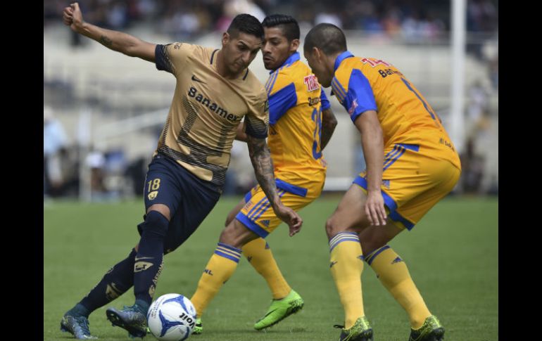 Ismael Sosa fue el anotador del único gol. AFP / Y. Cortez