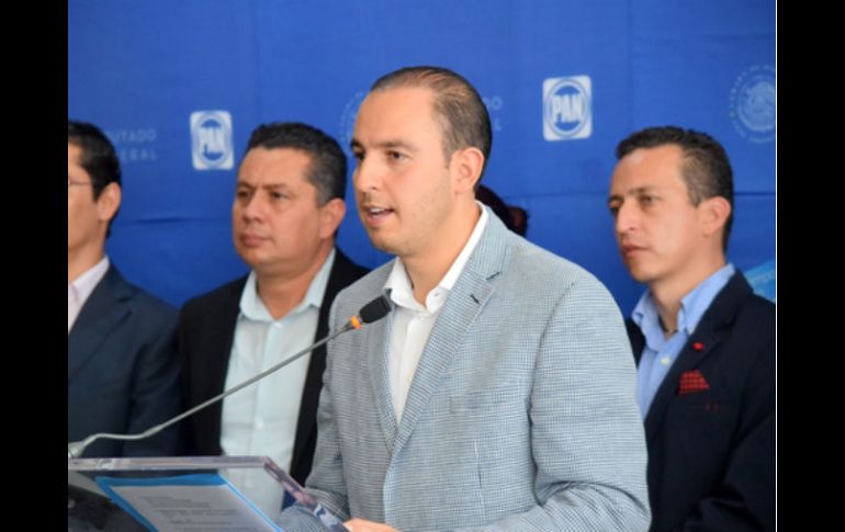 Marko Cortés Mendoza señala que impulsará en San Lázaro el trabajo en comisiones para su aprobación. TWITTER / @MarkoCortes