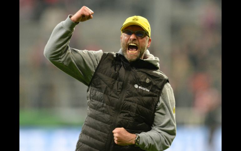 Klopp ganó dos títulos de liga con el Borussia Dortmund. AFP / ARCHIVO