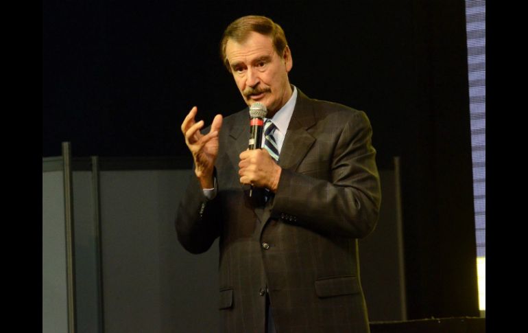 Vicente Fox asistió a la inauguración de una tienda en Huntington Park. NTX / ARCHIVO