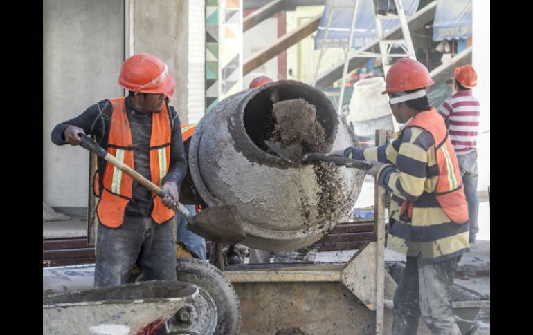 Por sector de actividad, la Construcción subió un 3.5%. EL INFORMADOR / ARCHIVO