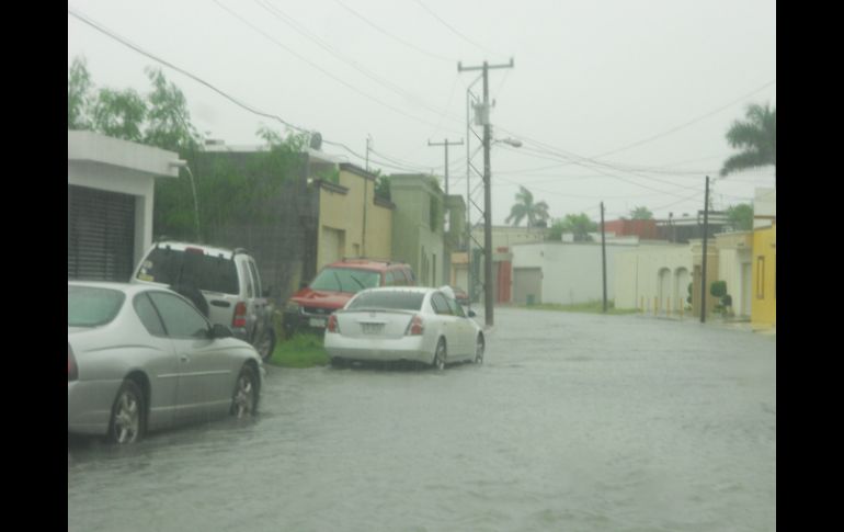 En Reynosa fueron 52 las colonias afectadas con encharcamientos e inundaciones leves. NTX / ARCHIVO