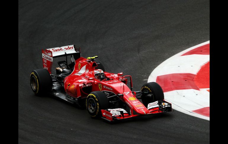 Kimi Raikkonen se despidió de un Gran Premio que no había iniciado bien. AFP / M. Thompson