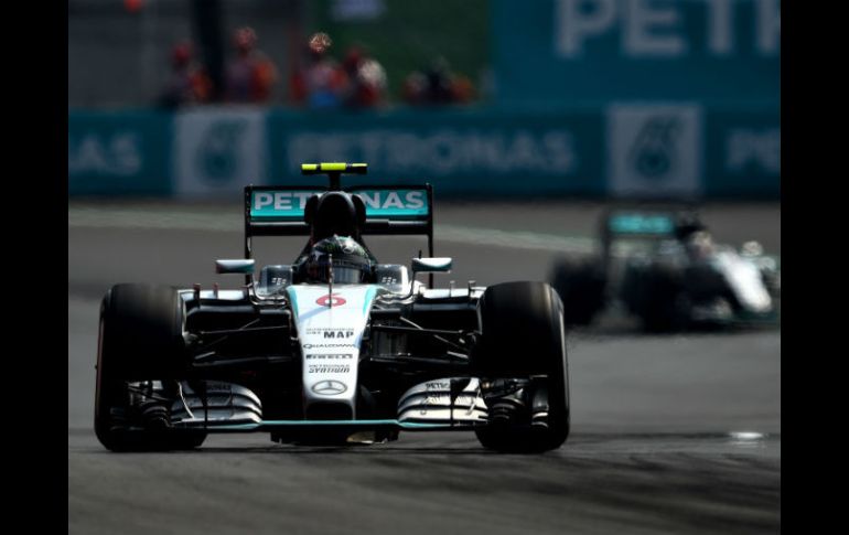 Rosberg triunfó partiendo desde la pole position. AFP / L. Baron