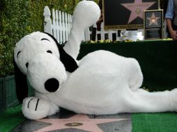 Snoopy recibió este reconocimiento apenas unos días antes del estreno de su película. AP / R. Shotwell