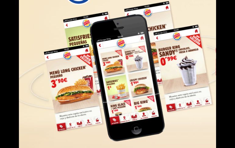 Alsea está invitando a descargar la Burger King App, mediante la cual se podrá disfrutar de las mejores promociones y descuentos. ESPECIAL / burgerking.es