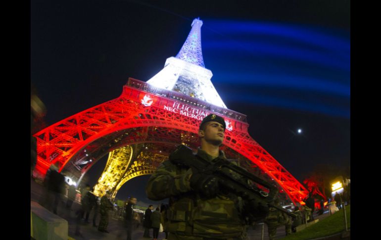 La iluminación especial comienza al caer la noche. AFP / J. Saget